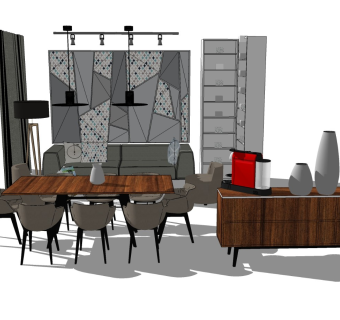 精品客厅设计家具模型 (101)